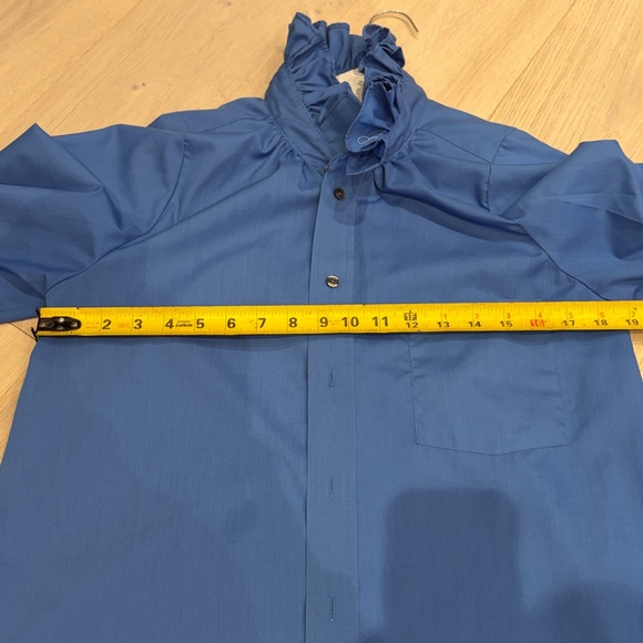 KMJ Studio Women's Blue Blouse - Picture 8 of 8